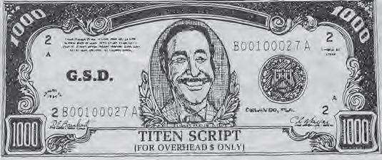 Harvey Titen created Titen “Script” as a budget