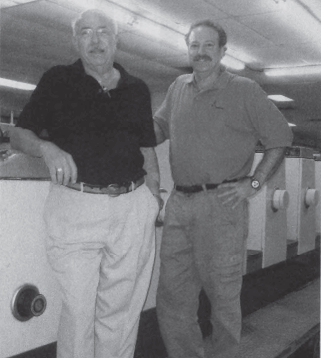 Murray Schwartz (left) trained his son Richard for the
