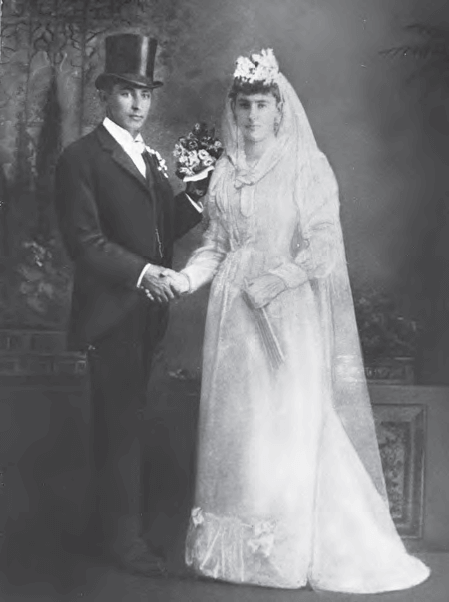 Pauline and Charles Kanner at wedding