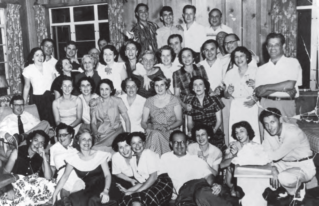 The Revelers enjoy a party! c. 1949.